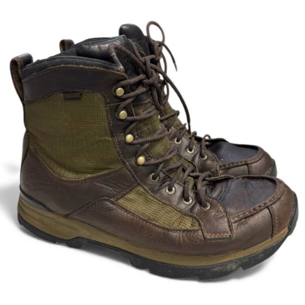 Danner Recurve 7” Moc Toe Waterproof Brown and Olive Men's Boots Size 13